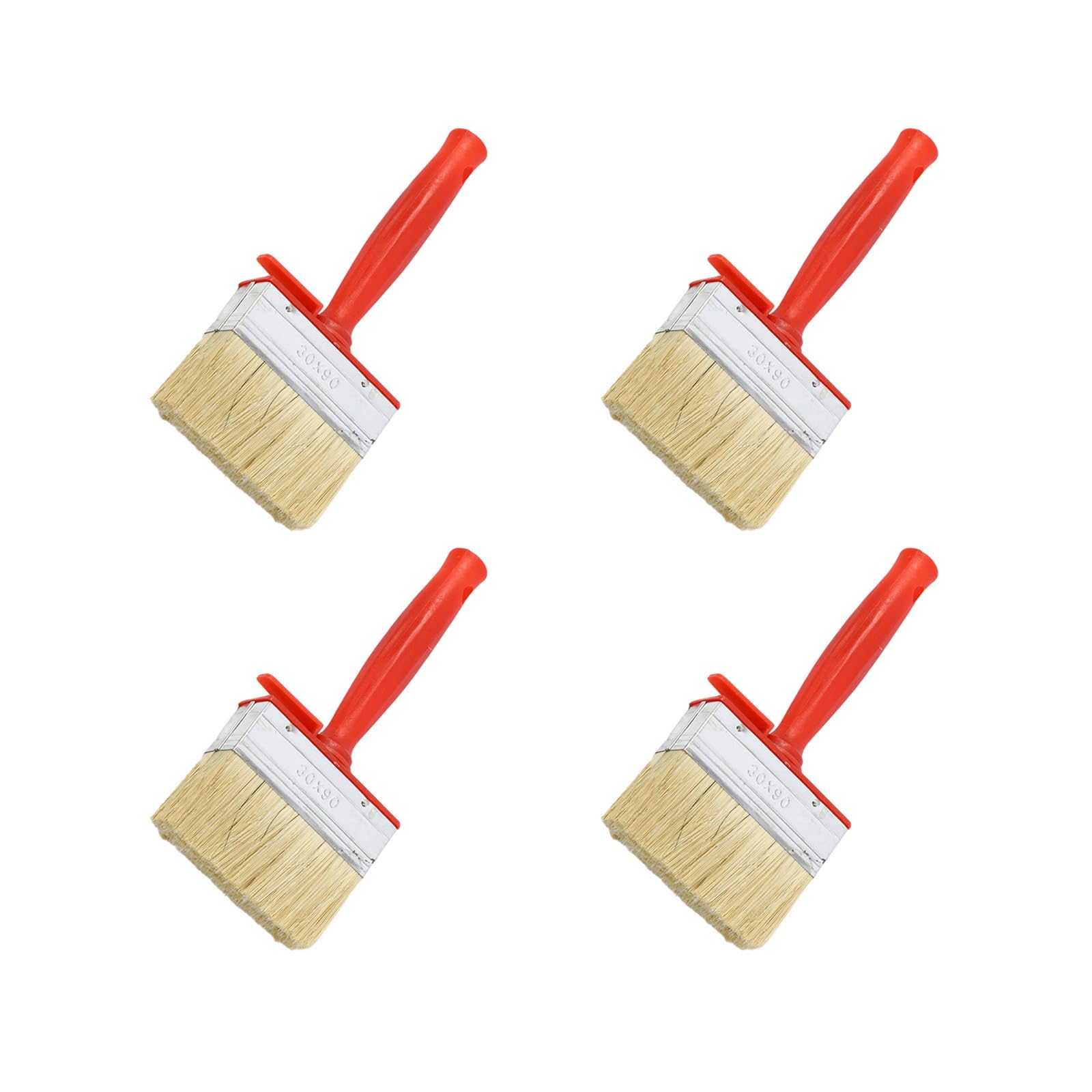 Buxuaaaa A 4Pieces Professional Stain Nd Varnish Brush Set With Sturdy Handle Ccessory For Smooth Paint Pplication Handle Painting Brushes