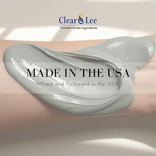 Miniatura 9 de ClearLee Arcilla de bentonita polvo de grado cosmético, polvo natural 100% puro, arcilla india, ideal para desintoxicación de la piel,