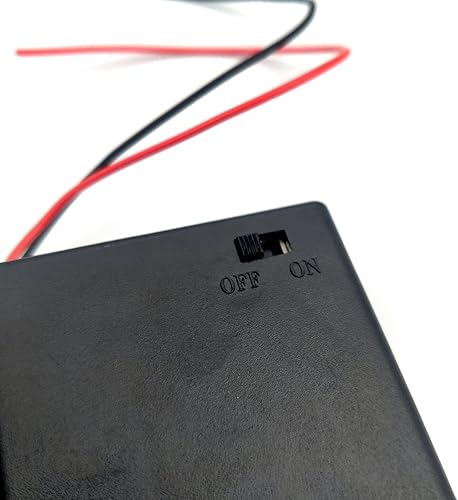 Miniatura 6 de FainWan 2 unids cable de plomo de plástico 3 x 1.5 V AA Baterías Celular caja titular caso negro