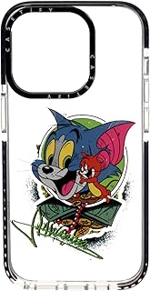 جراب حماية خلفي بلاستيك بتصميم مطبوع ومضاد للصدمات وبحافة مرتفعة لحماية عدسة الكاميرا لموبايل آيفون 14 برو من بوتر، متعدد الألوان