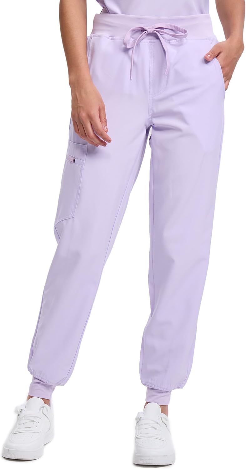 Scrubs for Women, Stretchy Yoga Pants with 5 Pockets, Cargo Jogger Scrub Pants for Women - Image 6