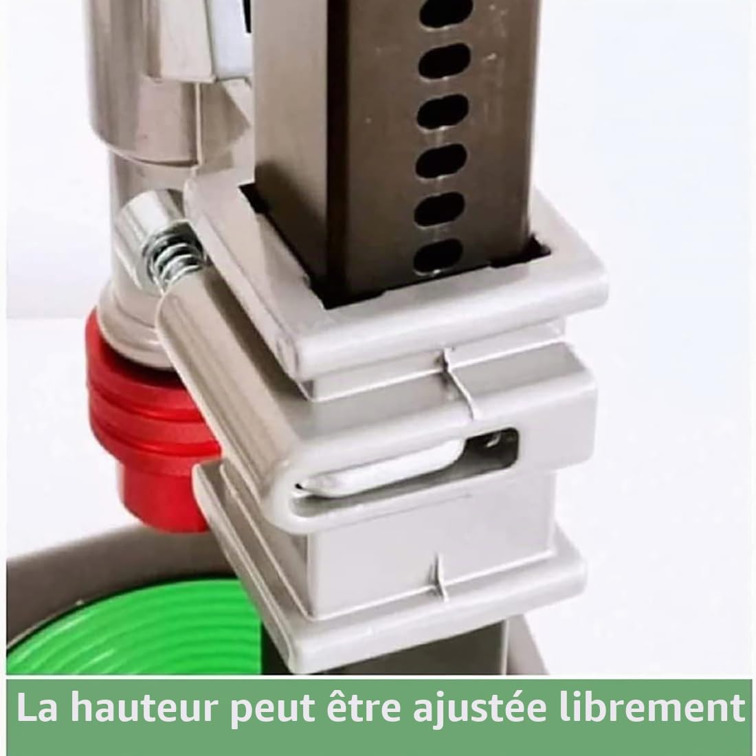 Capsuleuse de Parfum Manuelle, Machine de capsulage de Presse en Acier Inoxydable avec poignée de 13 à 15 mm, Machine de sertissage de Bouteilles réglable en Hauteur, sertisseuse de Parfum