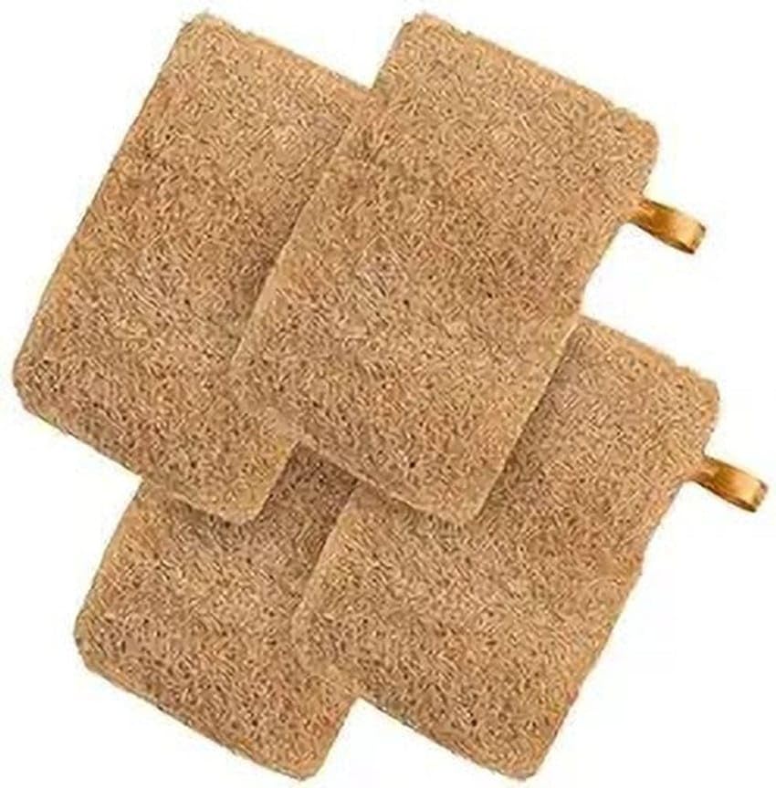 Natural Sun Dried Bath Loofah | 2 Count (Pack of 1) | Natural Plant-Based Exfoliating Body Scrubber Sponge for Bath & Shower | Loofah for Gentle Skin Exfoliation, Rich Lather & Daily Body Cleansing | Men & Women-picture-24