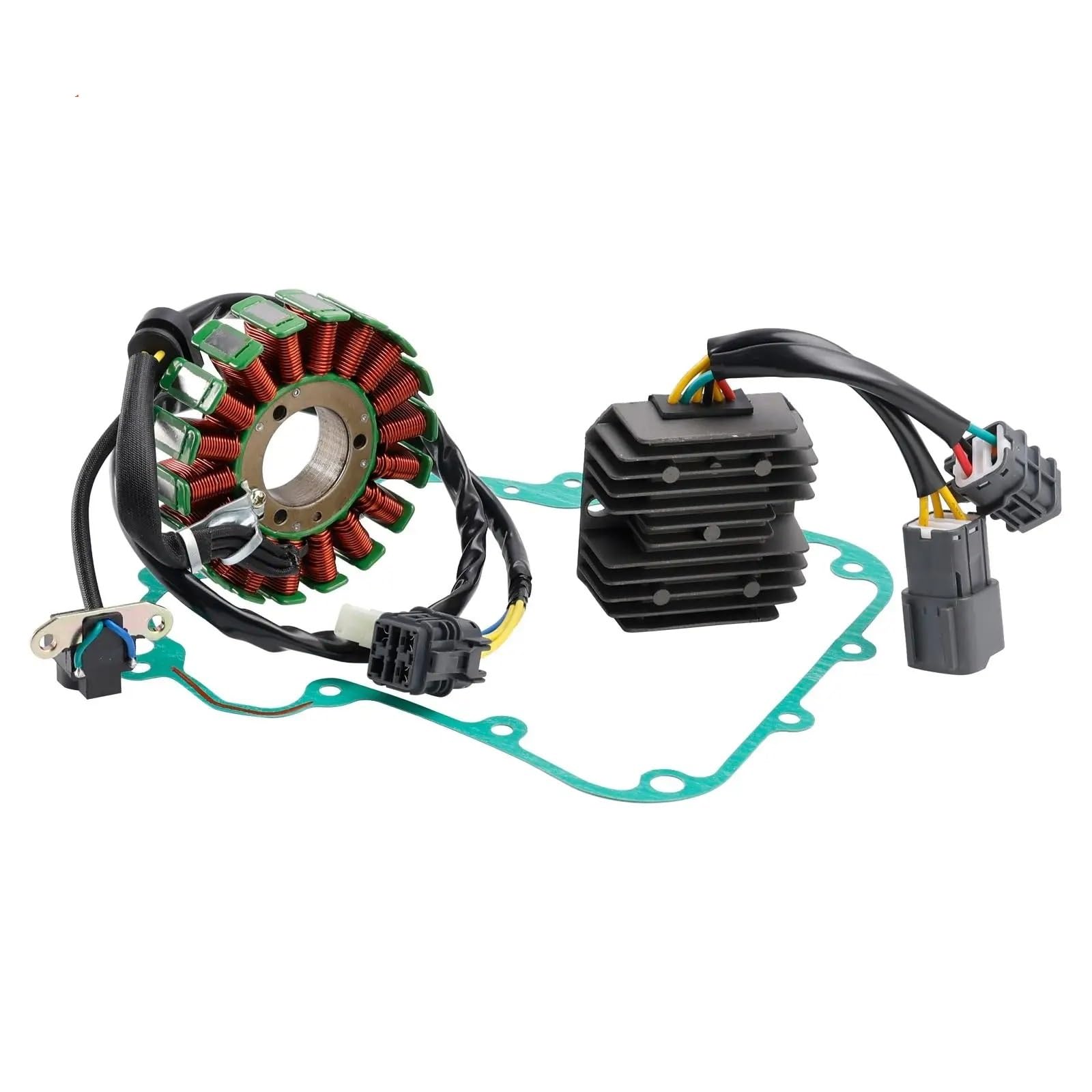 Twxxws One Color Motorcycle Stator For Kymco Maxxer 300 Mxu 300R Stator Generator Regulator Rectifier Gasket 31120-Lde9-E00 31600-Lba7-900