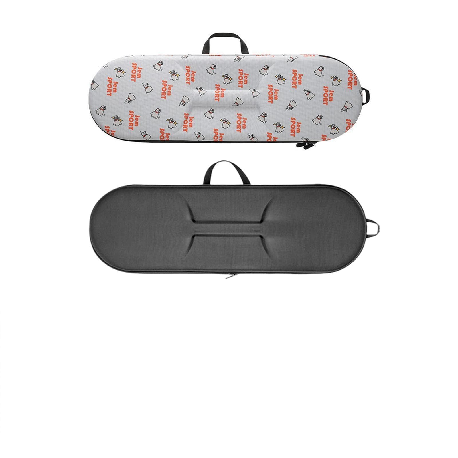 SNAPPSY Portable Badminton Racket Case Sturdy EVA Portable Rackets Holder for Adults White-image-11