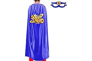 Premium Marvel Superhero Cape and Mask for Adults and Women
