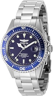 Invicta Pro Diver Men 37.5mm Stainless Steel Steel Blue dial PC32 Quartz