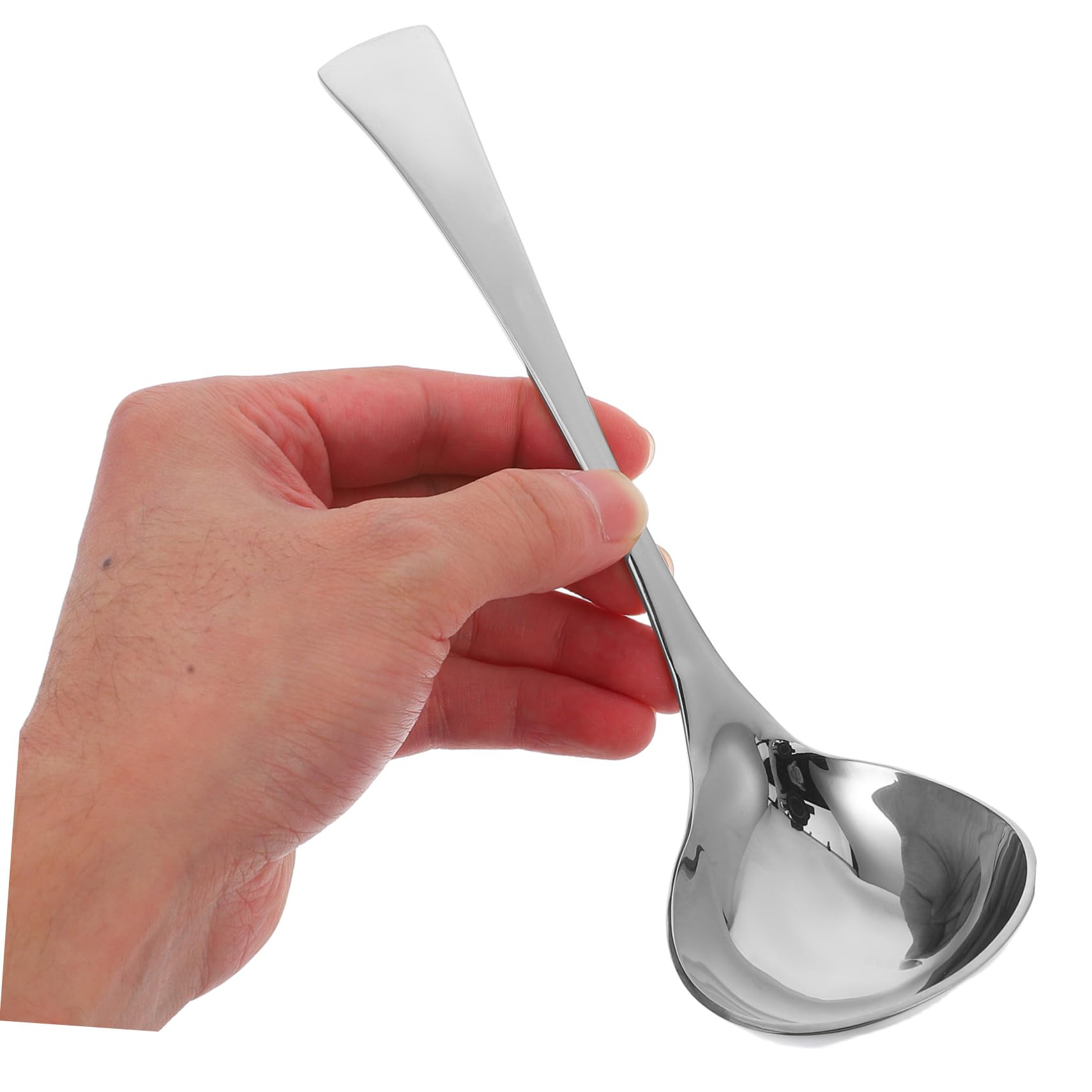 2 Piezas Cuchara Sopera de Acero Inoxidable Cucharas para Sopa de Cocina Mango Cucharón para Servir Sopa Mesa Material Acero Inoxidable Función Dispensador