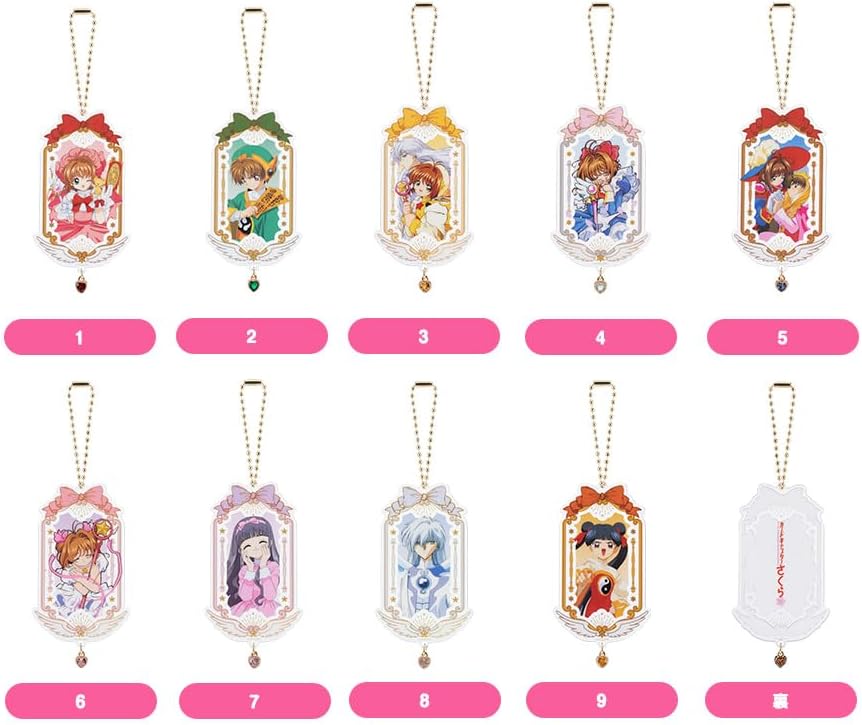 Cardcaptor Sakura 25th Anniversary Trading Acrylic Key Chain, Box of 9