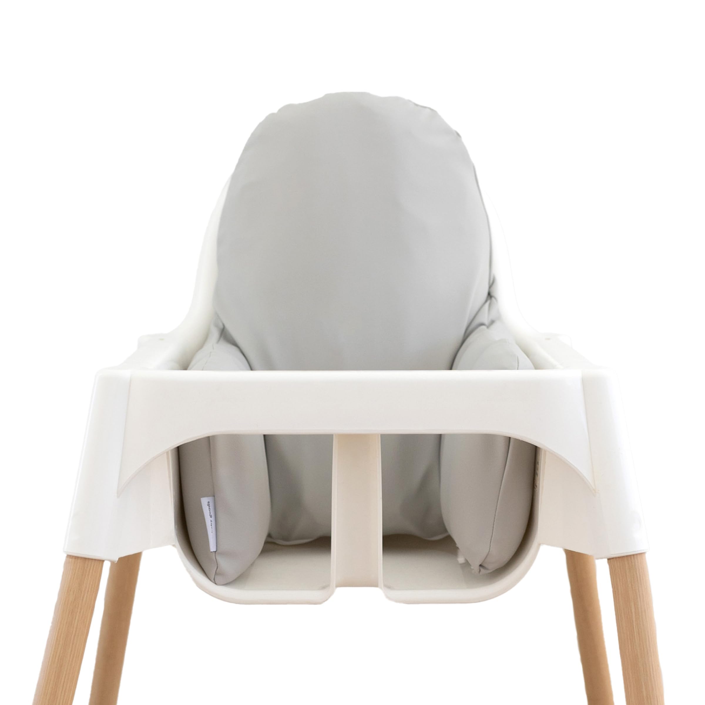 Yeah Baby Goods Wipeable IKEA Antilop Highchair Cushion Cover (Grey) - Soft, Waterproof Baby High Chair Cover