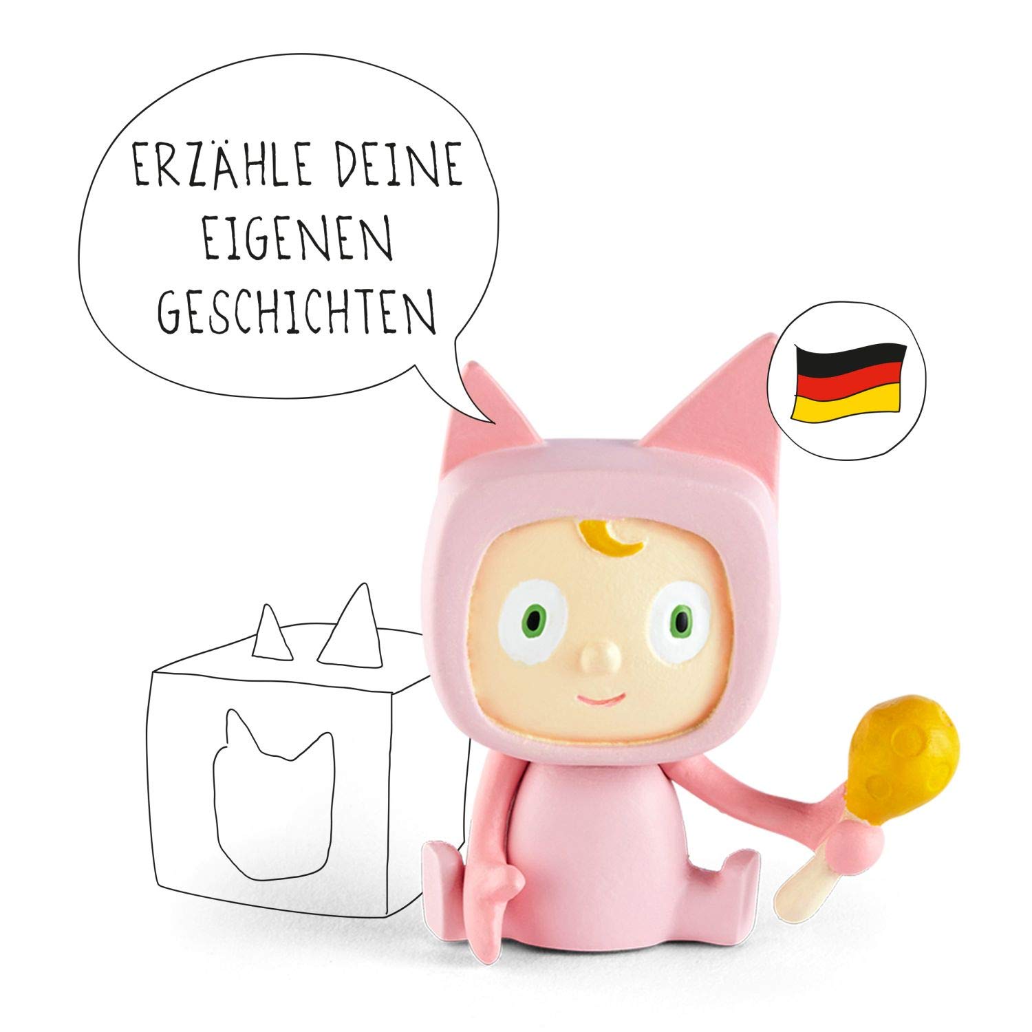 tonies Hörfiguren für Toniebox, Kreativ Prinzessin, zum Selbstbespielen, 90 Minuten Speicher für eigene Aufnahmen, Musik oder Gute-Nacht-Geschichten, geeignet für Kinder ab 3 Jahren - 5