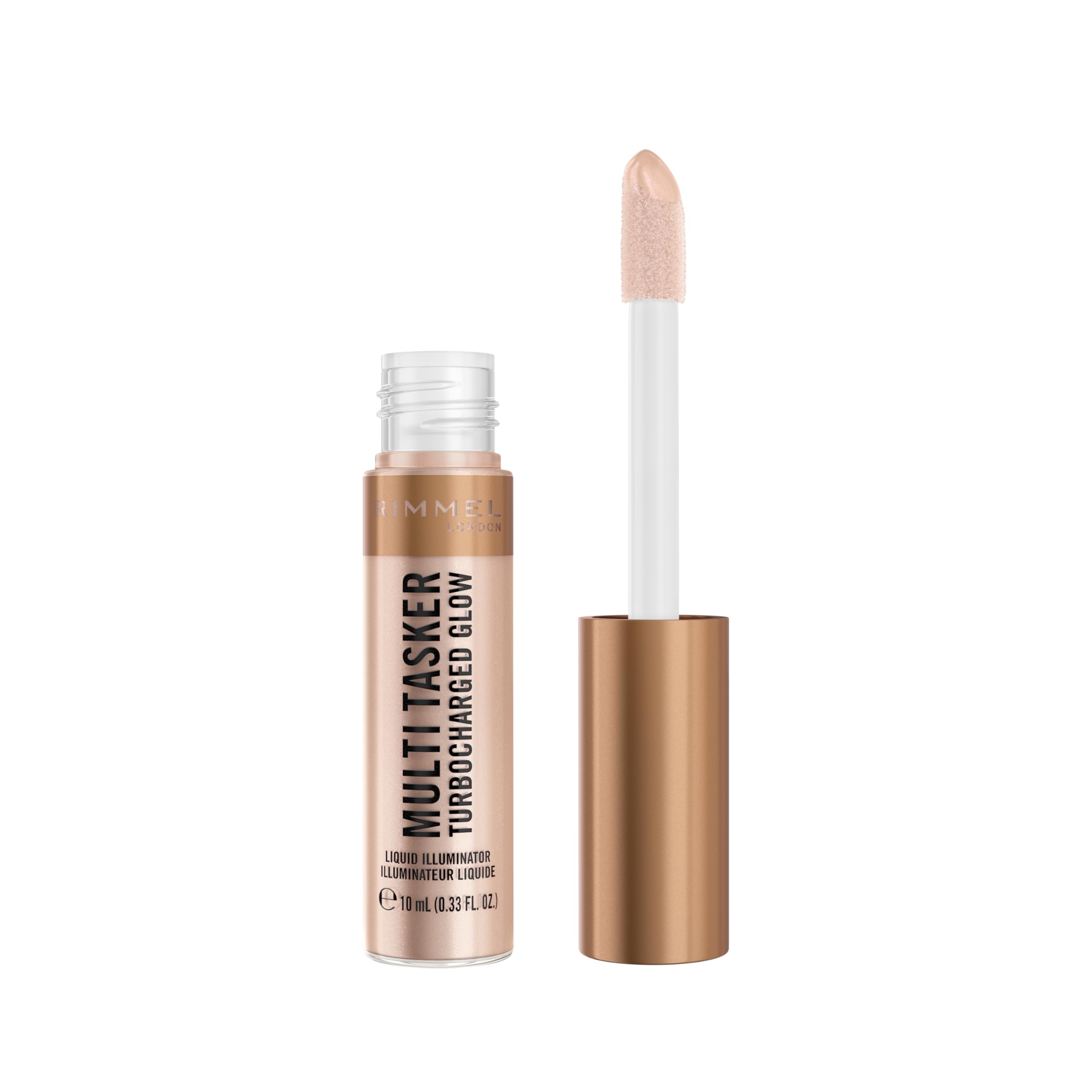 Rimmel Multi Tasker Turbocharged Glow Liquid Illuminator, 004 Chelsea Glow, Women
