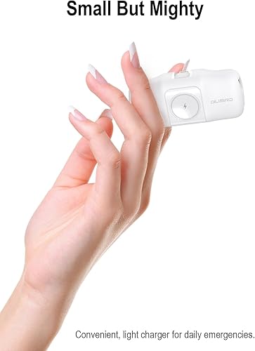 Miniatura 2 de Travel Essentials - Cargador portátil pequeño para iPhone 15 Pro de 5000 mAh, batería de carga ultracompacta compatible con Apple Watch, iPhone 1414