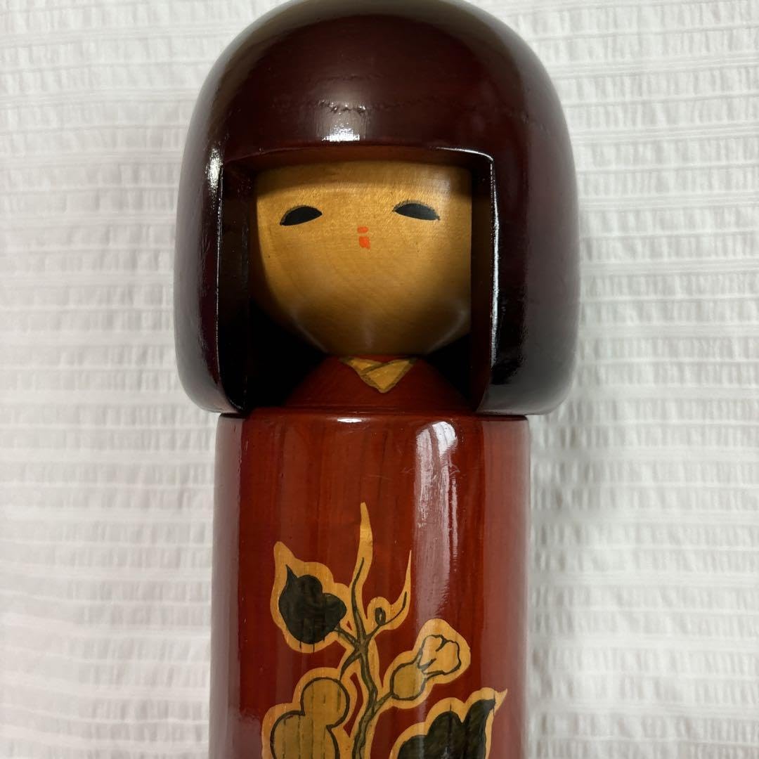 Amazon | こけし 2個 民芸 創作こけし 清風作 ひさご 郷土玩具