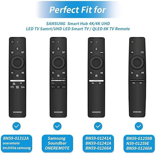 Miniatura 2 de Paquete de 3 fundas protectoras para Samsung Smart TV Control remoto serie BN59, ligera, antideslizante, a prueba de golpes, silicona para Samsung