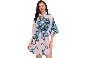 Cute Tigers Kimono Robes for Women: Cozy Comfort in Every Wear