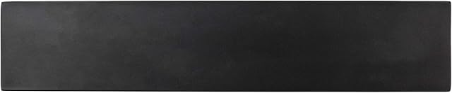 Rockingham Forge MK-300BK 12 Magnetic Black Rubber Wood Knife Rack with Wall Fixings