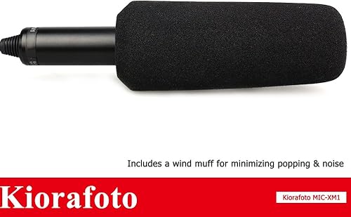 Miniatura 5 de Kiorafoto Micrófono de videocámara para Sony HXR-NX30, HXR-NX70, HXR-NX5, DSR-PD170, HVR-A1, HDR-AX2000, reemplaza a ECM-XM1