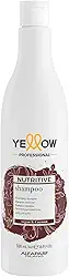 Yellow Nutritive Shampoo para Cabelo Seco e Muito Seco - Restaura a vitalidade do cabelo - Nutre e Proporciona Brilho e Maciez - Qualidade Profissional de Salão 500ml