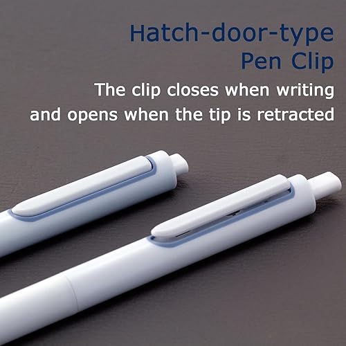 Miniatura 4 de Lindos bolígrafos para mujer de punta fina de 0.020 in, bolígrafos de tinta de gel negro, bolígrafos retráctiles silenciosos que no se corren, 6