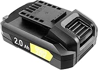 Vista 1 de SnapFresh Batería de litio de 20 V Paquetes de baterías de iones de litio de 2.0 Ah para herramientas inalámbricas, batería de larga duración