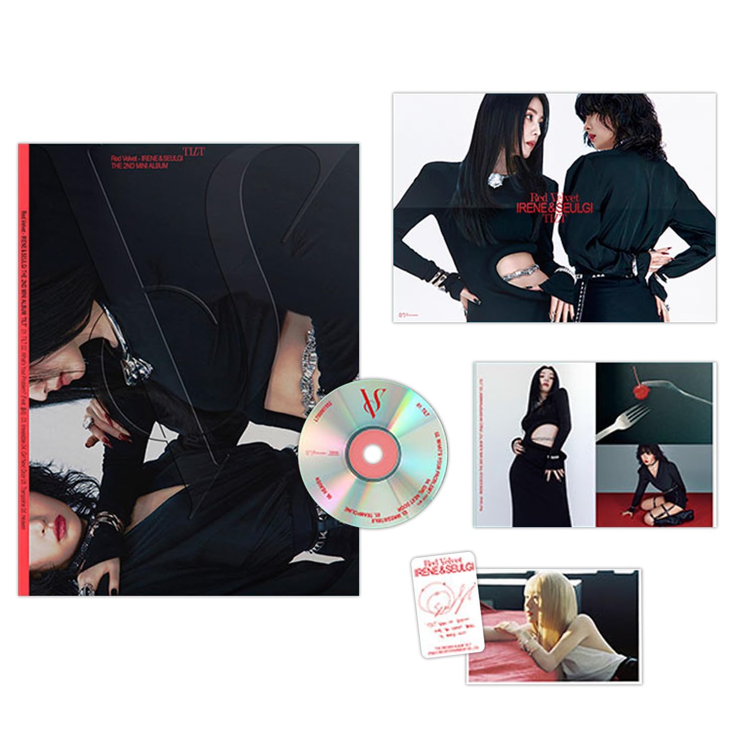 Coffret cadeau K-pop TILT Red Velvet IRENE & SEULGI livre photo et badges inclus