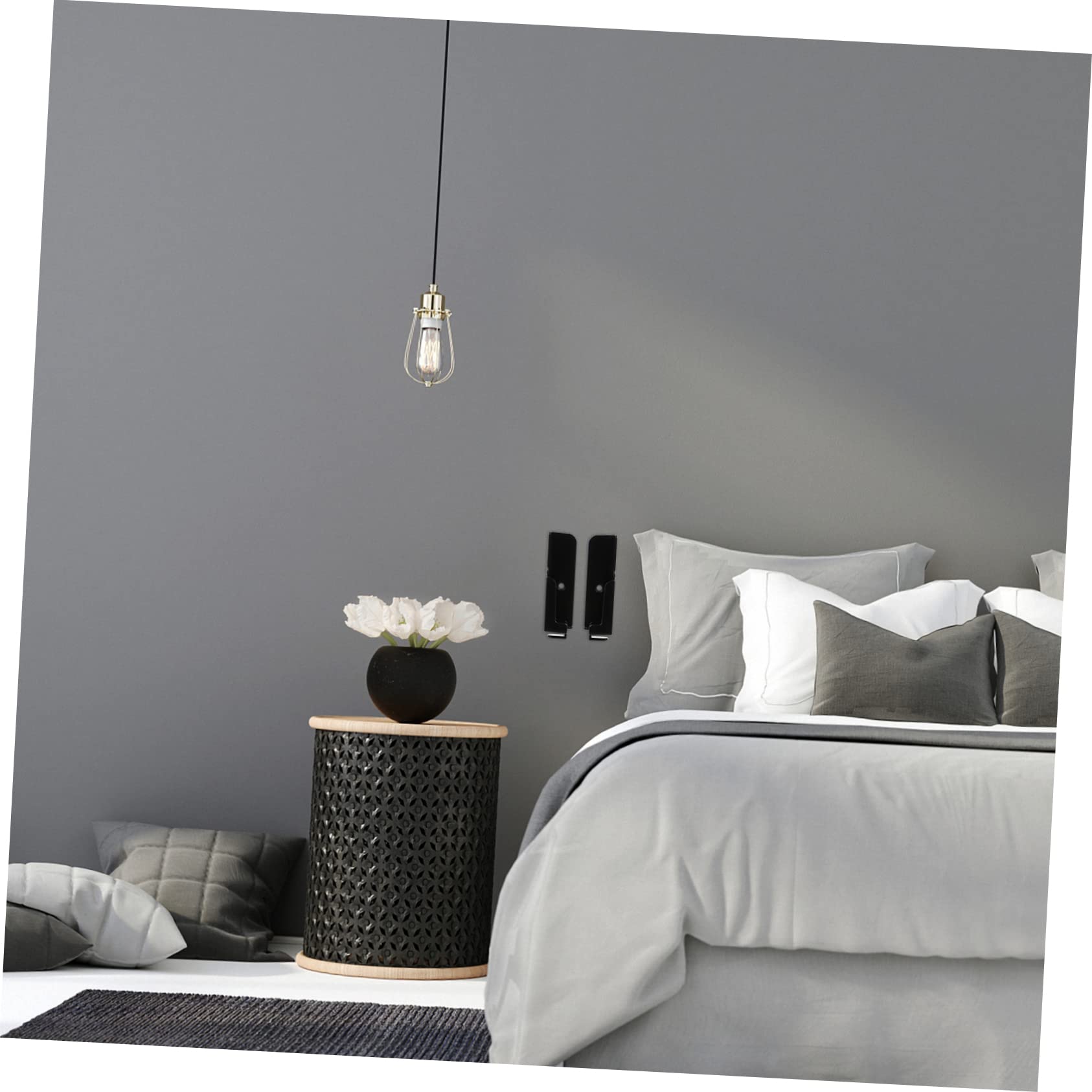 BESTonZON 3 Pares Soporte De Pared para Teléfono Móvil Tableta Soportes De Estantería Soportes para Estanterías Ajustable Teléfono De Pared Abdominales Antes y Después De Soporte De Teléfono