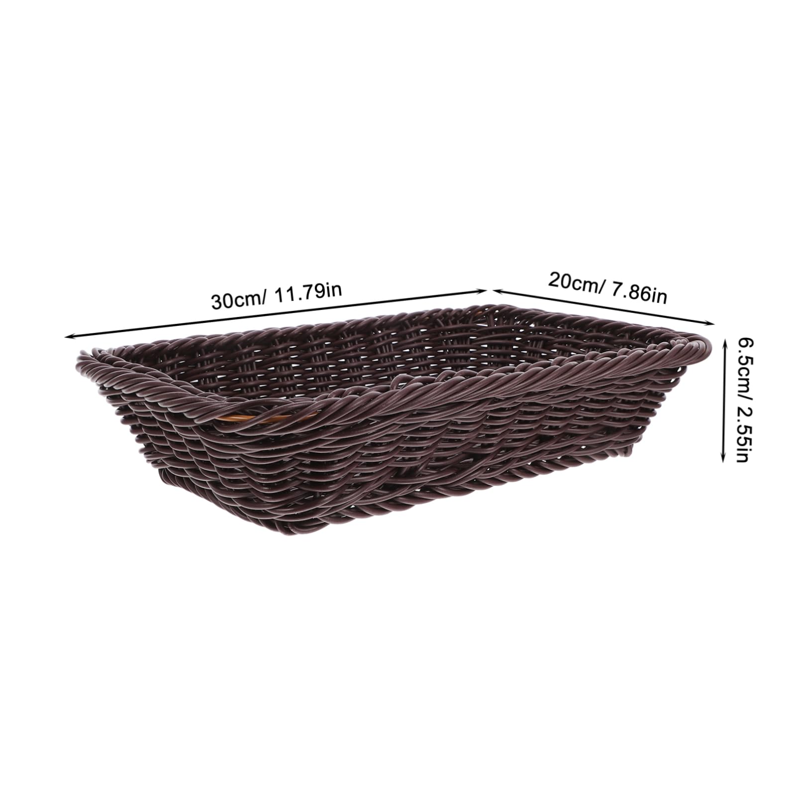 STOBAZA Woven Fruit Basket Elegant Storage Basket for Kitchen Dining Decor Versatile Decorative Centerpiece for and Trinkets