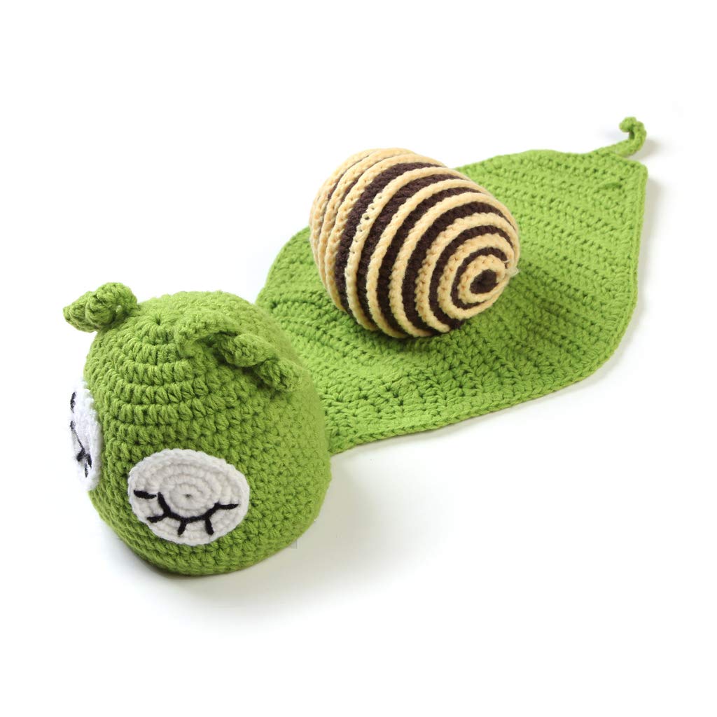 oringnat Hat Bodysuit Set Newborn Photography Props Knitted Cotton Cartoon Jumpsuit Infants Photo Clothing
