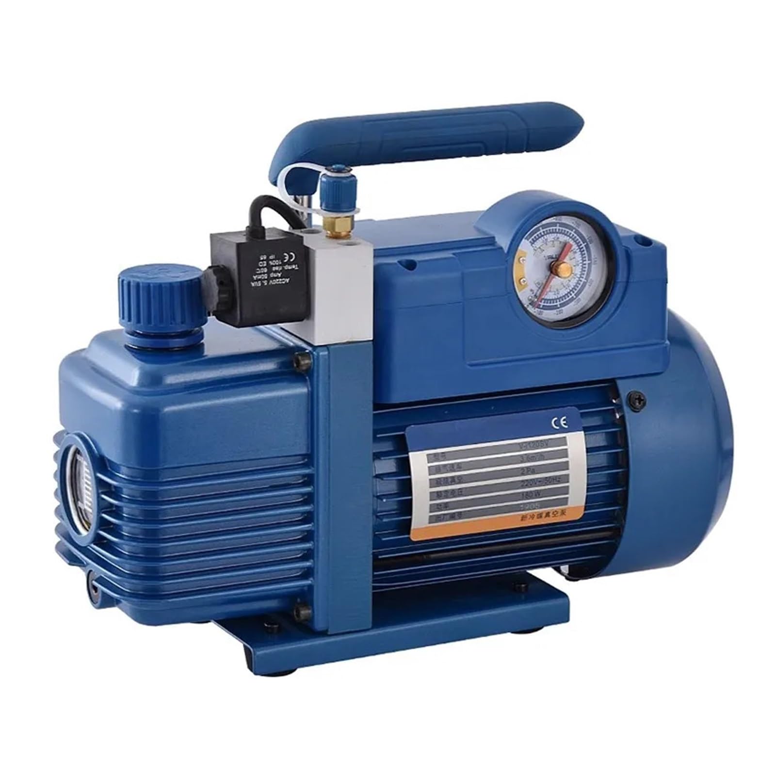 Bomba de aire acondicionado for laboratorio de 3,6 m3/h y 180 W, for refrigerar R410, bomba de vacío de 1 l, R410, R407C, R134a, R12, R22 Múltiples escenarios de aplicación