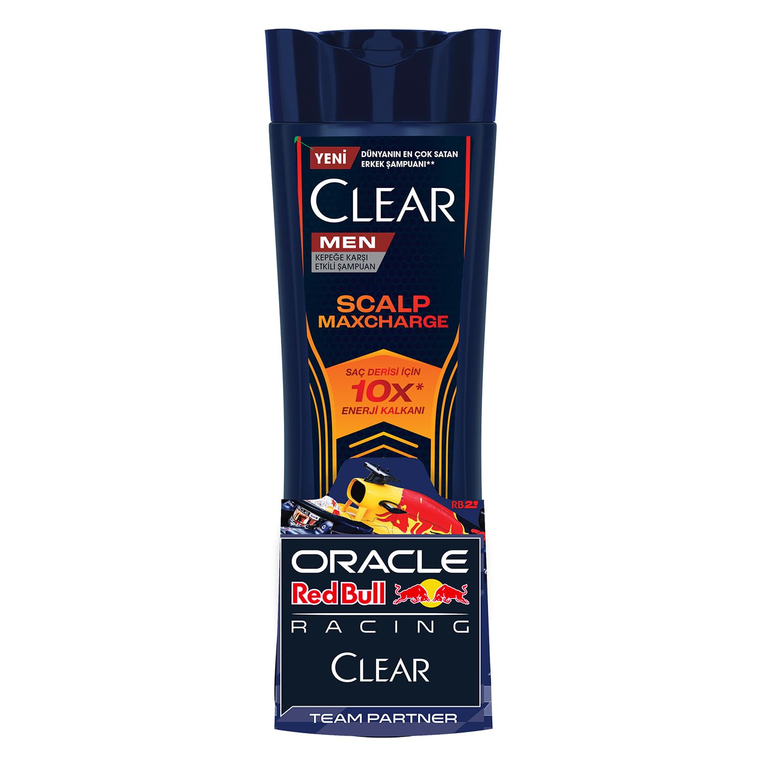 Clear Men Kepeğe Karşı Etkili Şampuan Scalp Maxcharge Oracle Red Bull Racing 330 ml