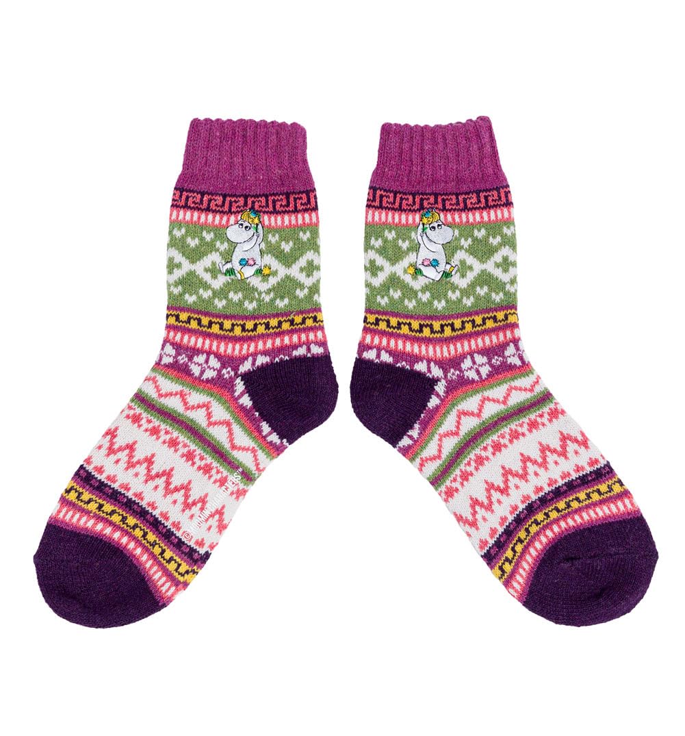 Moomin Fair Isle Snorkmaiden Socks
