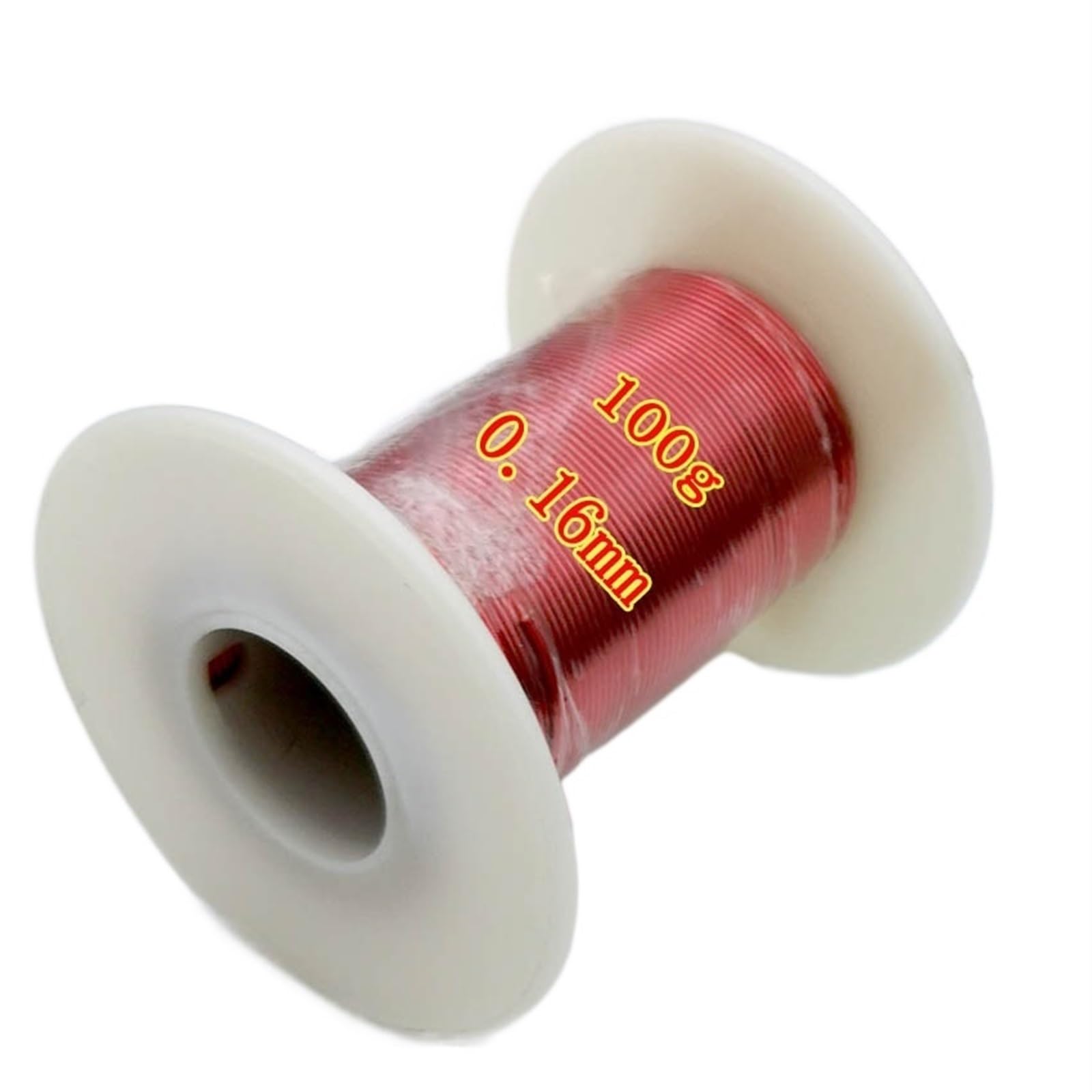 Cable Flexible DIY Electromagnet Making Wire, 10m 0.1 0.2mm 1.0mm Red Magnet Wire, QA Enameled Copper Wire for Electric Machine Magnetic Coil Winding Extension Connector (Color : 0.16mm, Size : 10m