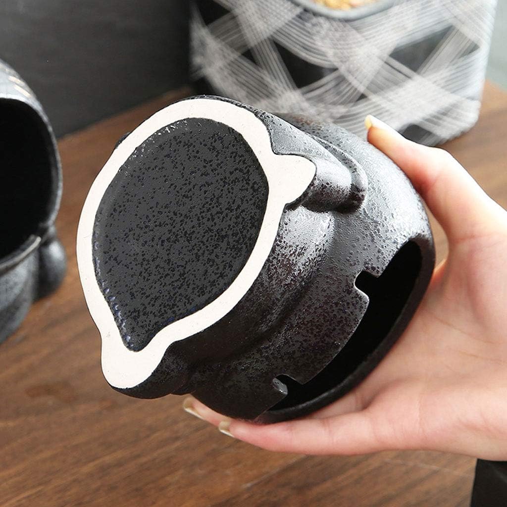 Ashtray Black Cat Ceramic Ashtray Car Home Office Indoor Outdoor Cute Animal Ashtray Without Lid Ashtray 4.33 * 5.11 Inches Portable Ashtray