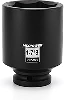 Vista 22 de MIXPOWER Zócalo de impacto poco profundo de 3/4", 1.181 in, CR-MO, métrico, 6 puntos, tuerca de eje de grado de impacto para una fácil extracción
