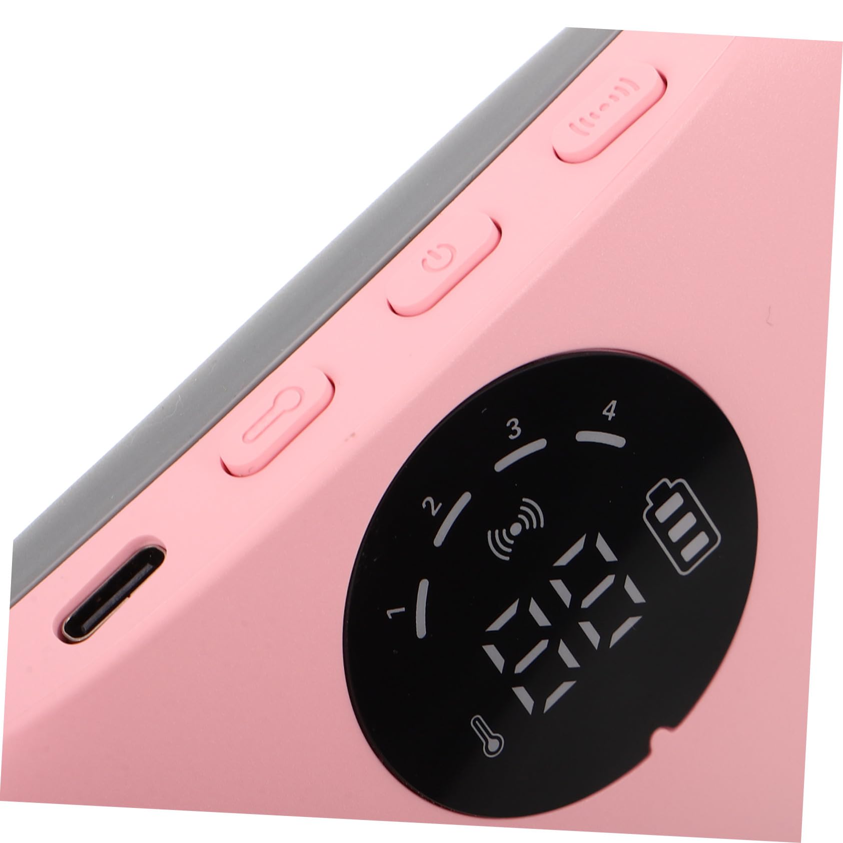 VALICLUD Cinturón Menstrual Masajeador Portátil con Calor Ajustable, Almohadilla Térmica Abdominal Ultrafina Rosa para Alivio de Calambres en Cintura, Calentador Térmico para Uso Diario Femenino