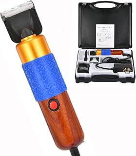 Dog Clippers, Sheep Shears, Electric Dogs Grooming Kit for Animal Shave Grooming with Brush, Carrying Case, Limit Comb Portable Shearing Machine for Dogs Cat Goat