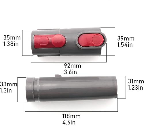 Miniatura 2 de Adaptador de vacío V6 y convertidor V7 V8 V10, accesorios universales para aspiradora de herramientas de 1.260 in (solo apto para accesorios no