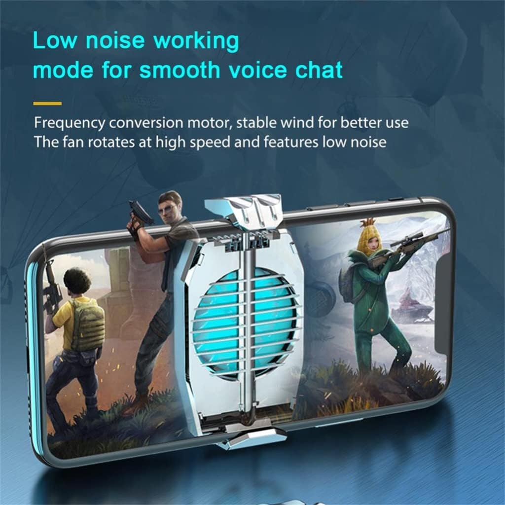 Universal Mini Mobile Phone Cooling Fan Radiator Turbo Game Cooler Cell Phone Cool Heat Sink(E)