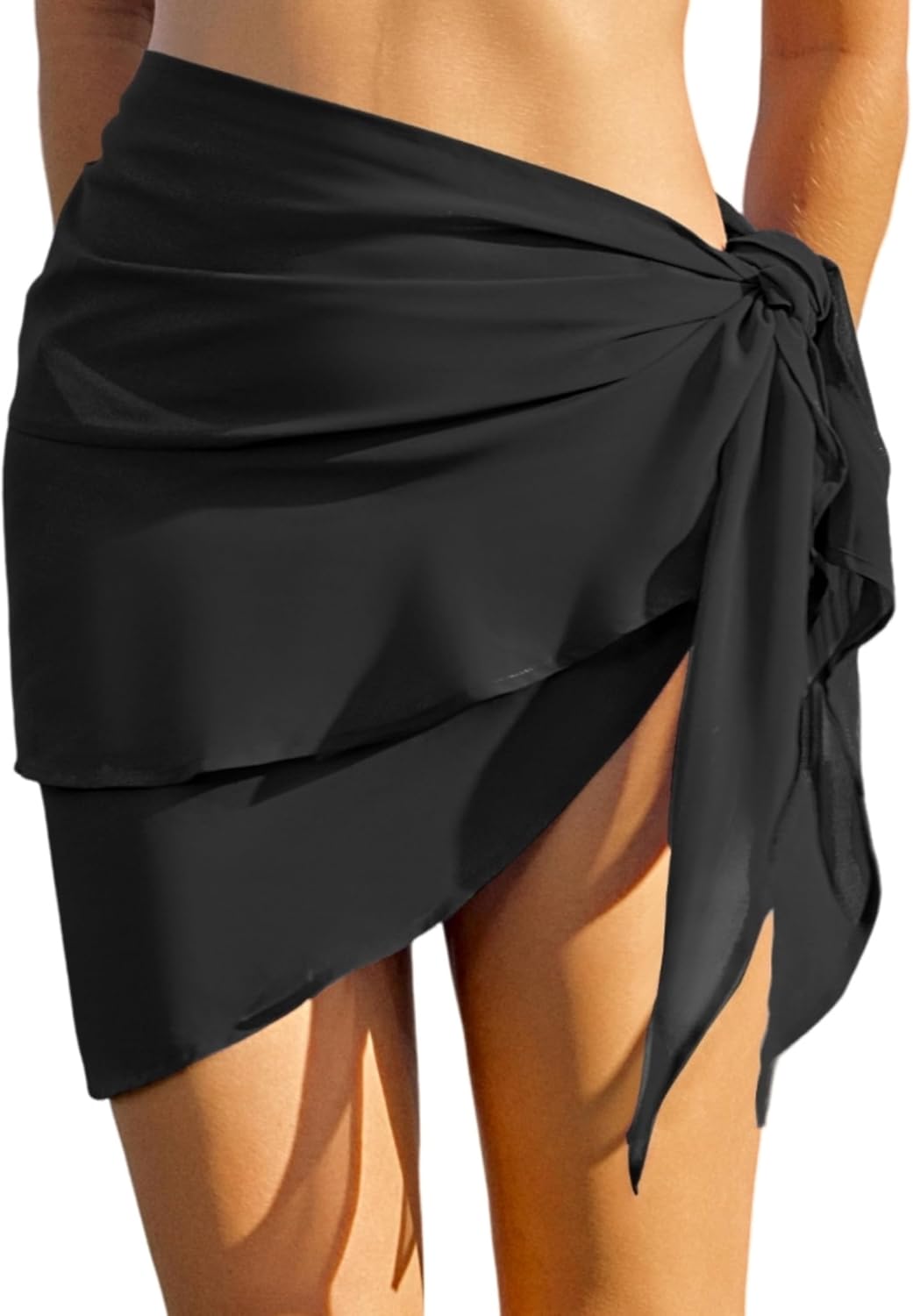 ZAFUL Women Beach Sarong Bathing Suit Wrap Skirt Textured Bikini Swimsuit Cover Ups for Swimwear