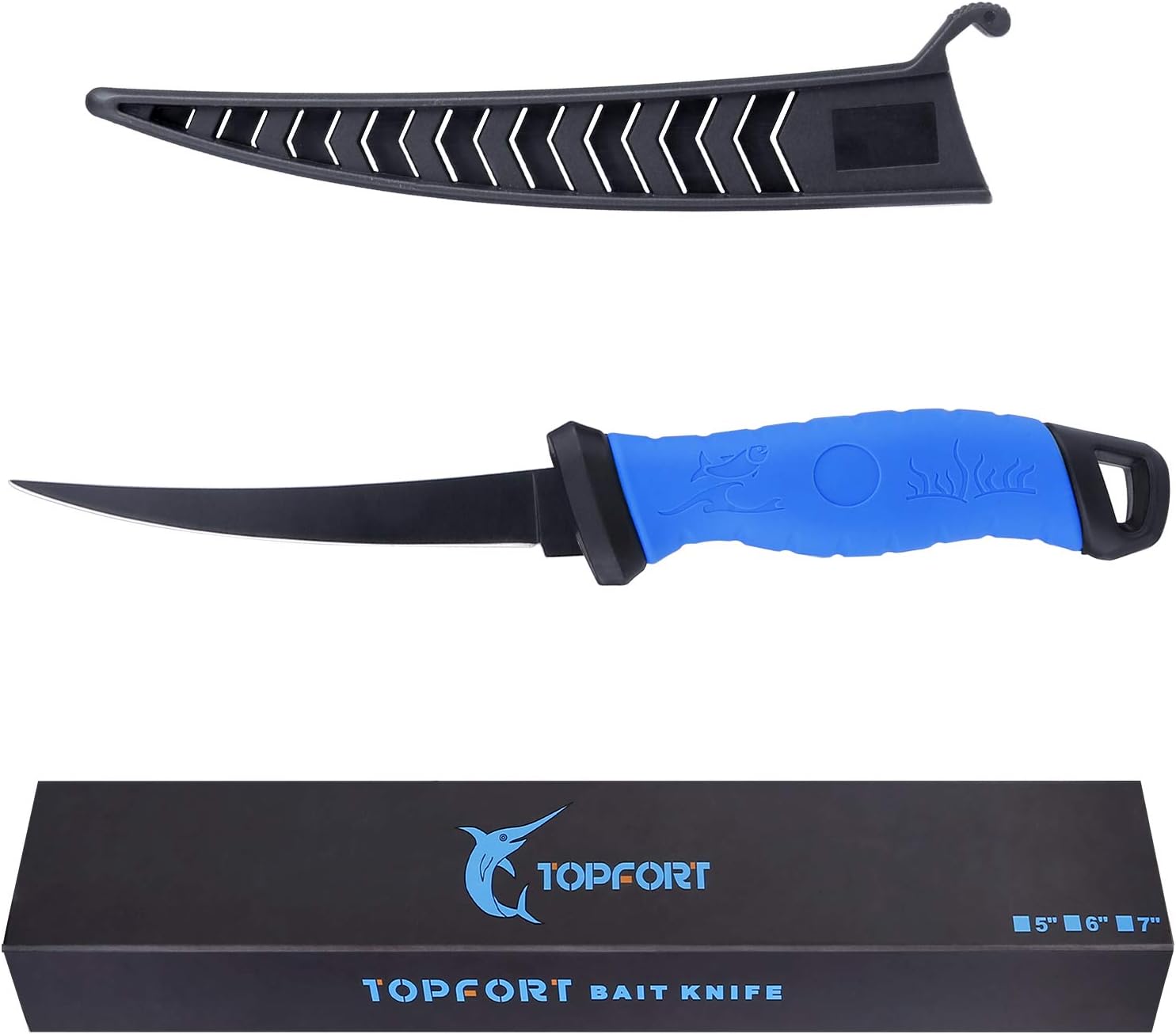 Outdoors Fillet Knife,Bait Knife,Sharp Stainless Steel Blade Fishing Knife with proctive knife sheath… : Sports & Outdoors