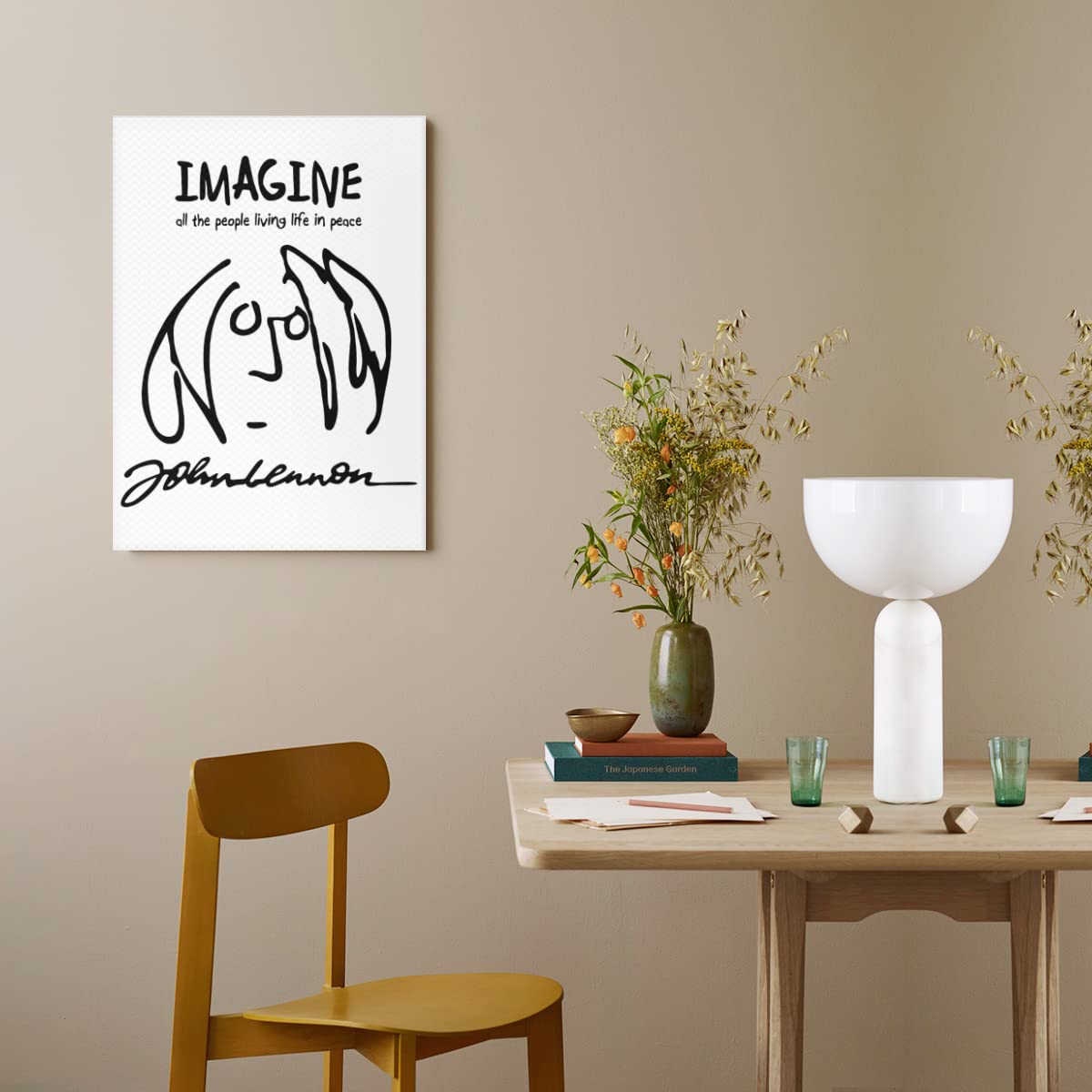 Amazon.co.jp: アートパネル ジョン・レノン 壁掛け絵画 アート