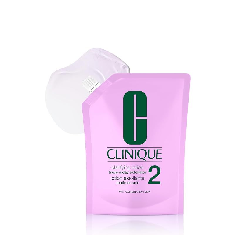 Clinique Clarifying Lotion 1.0, 1, 2, 3 e 4, tônico facial com hamamélis, refil com 400 mL