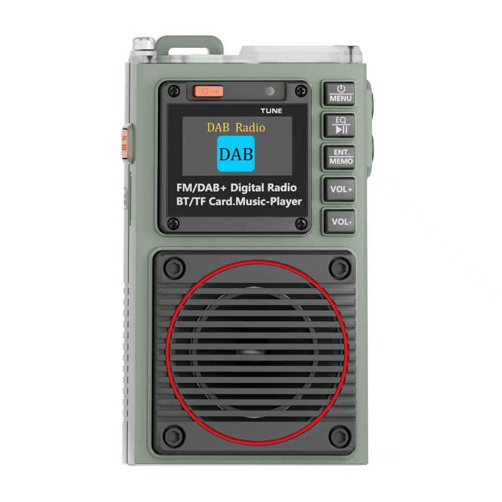 Cuifati Radio Dab FM Portable avec Bluetooth 5.2 et Télécommande, pour