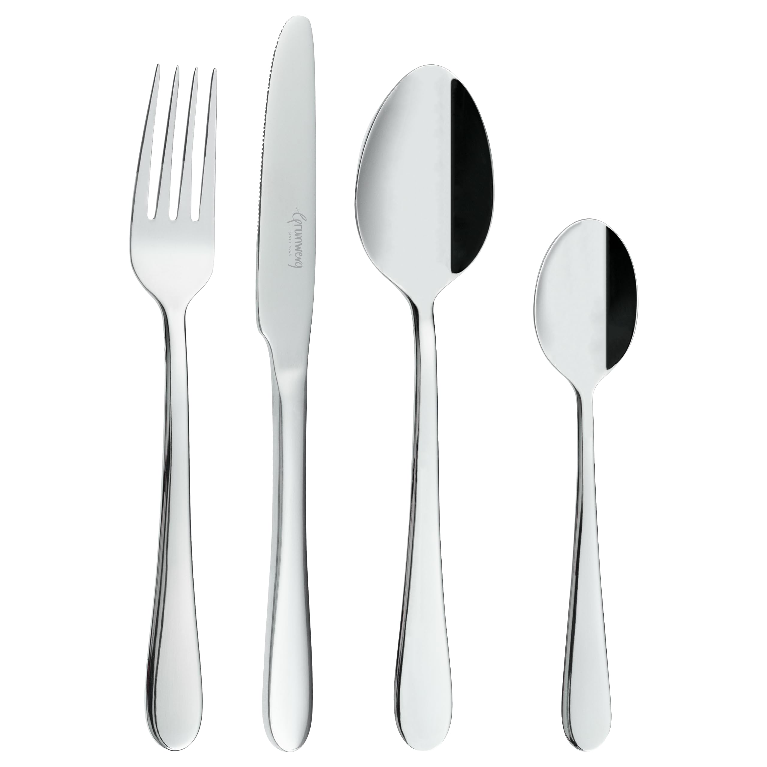 Grunwerg Cutlery 16 Piece Cutlery Set, Service for 4, Windsor 18/0