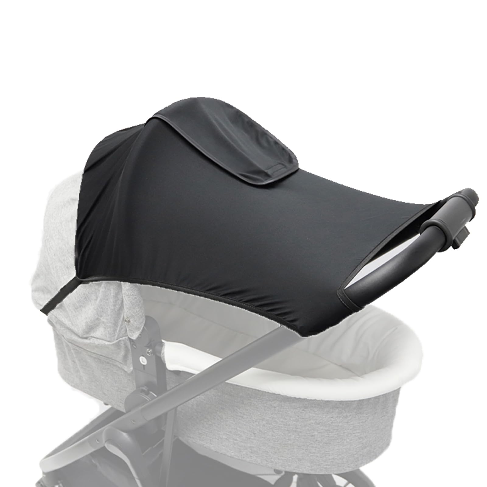 Pram Sun Shade Universal Baby Buggy Sunshade Canopy UPF50+ Stroller Sun Shade Shield Cover with with Skylight/Viewing Window for Pushchair Carrycot Travel Stroller