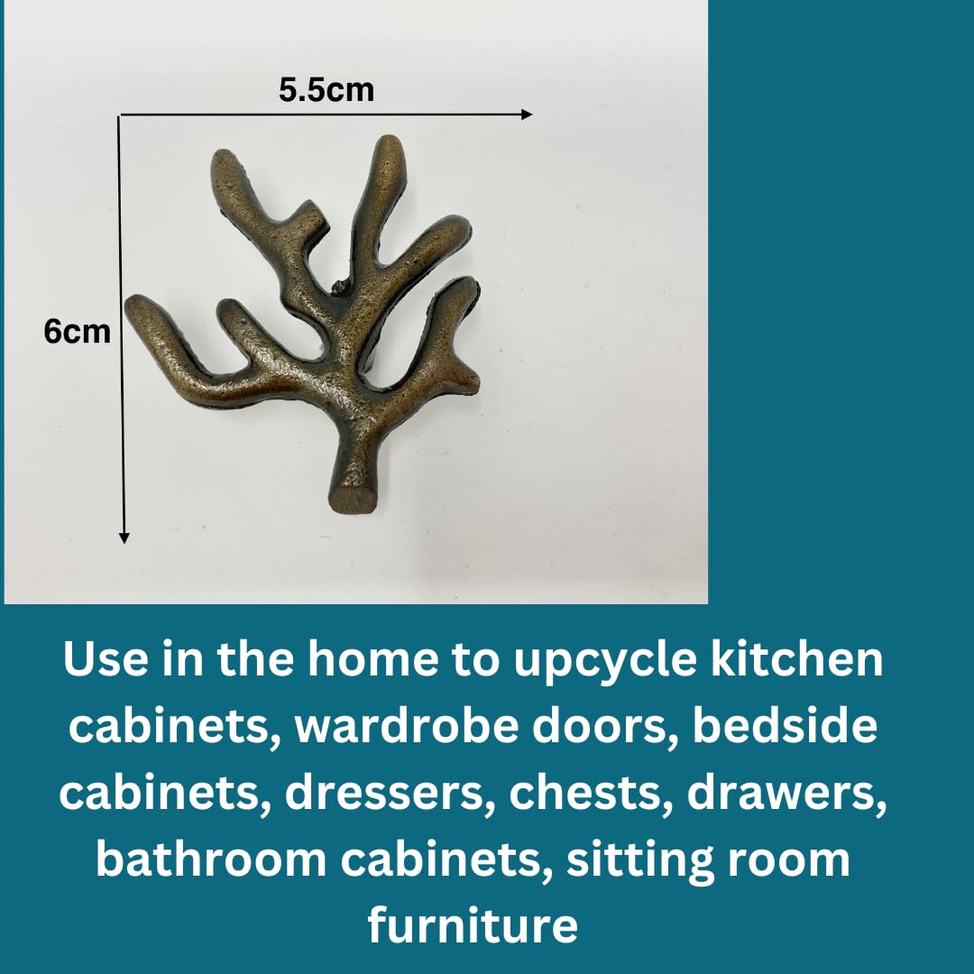 Boutons De Tiroir Marins Marins Sealife, Bronze Antique Salle