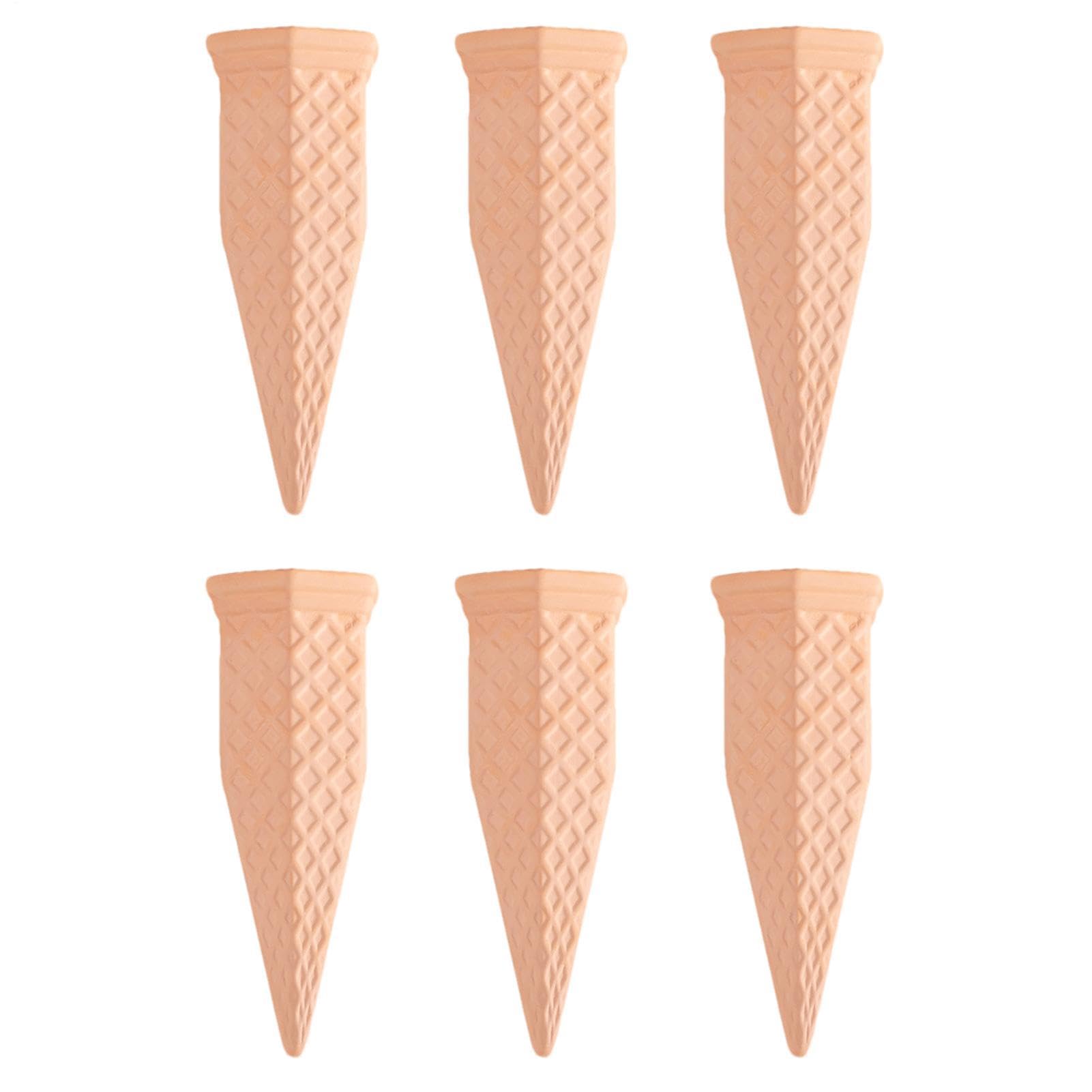 Watering Spikes - 6 Pieces Insert Terracotta Planter | Plant Self Watering Devices, Garden Drip Irrigation Cones, Automatic Plant Moisture Feeders for Garden Porch Courtyard Indoor Outdoor Vacation Ho