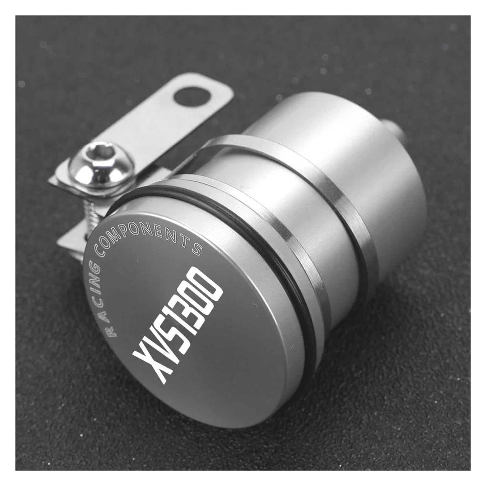 Bocal liquide de frein moto étanche en alu argent pour réservoir Yamaha XVS1300