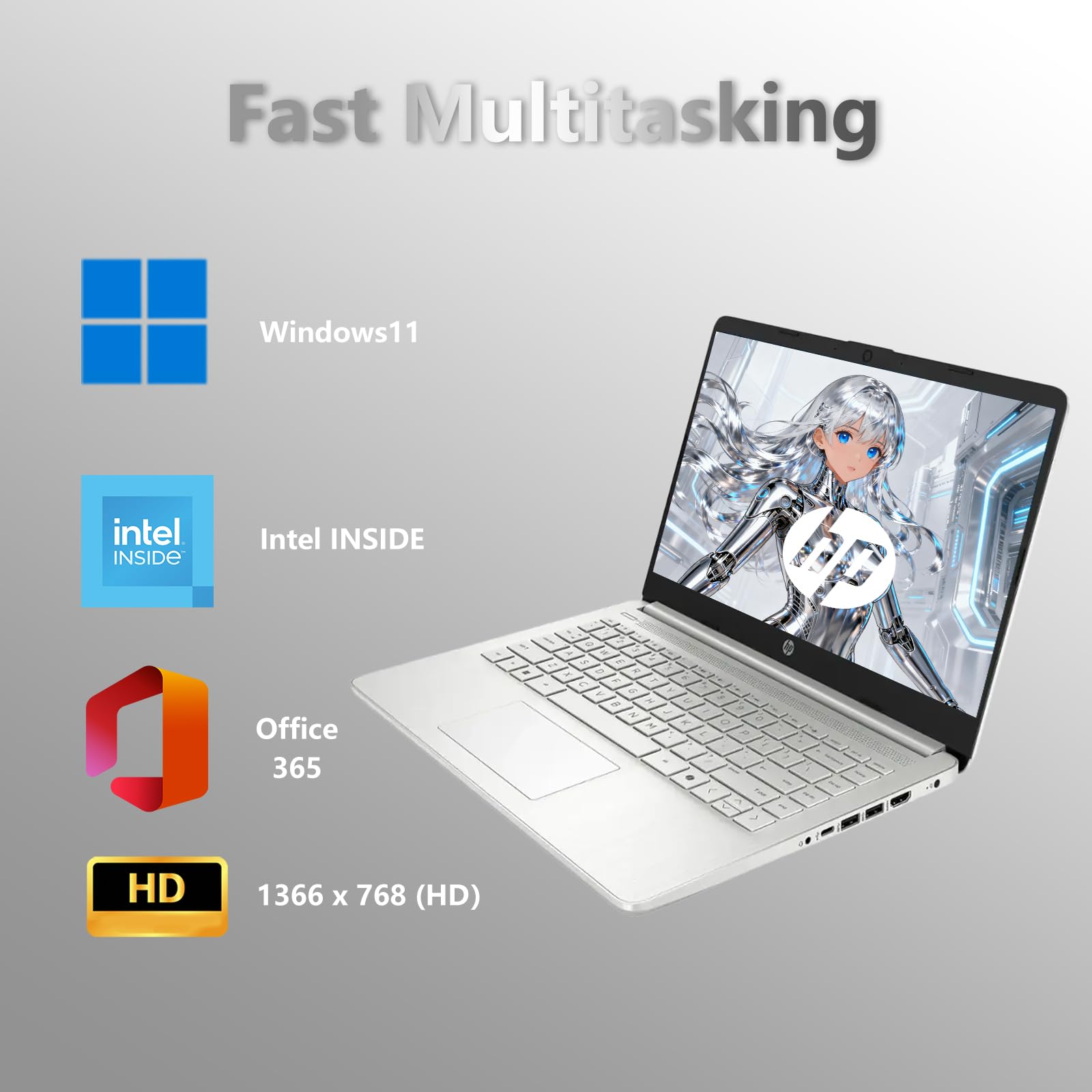 Amazon.co.jp: HP 14インチ ノートパソコン ビジネス 学生 スリム